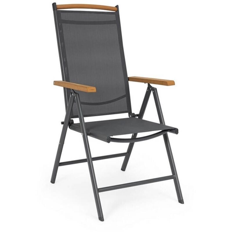 foto del prodotto bizzotto - sedia niagara con braccioli reclinabile