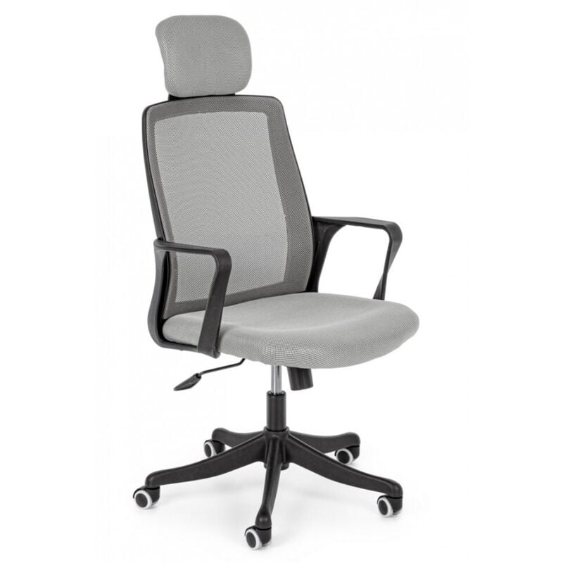 foto del prodotto bizzotto - sedia ufficio laurent con braccioli grigio 0710638