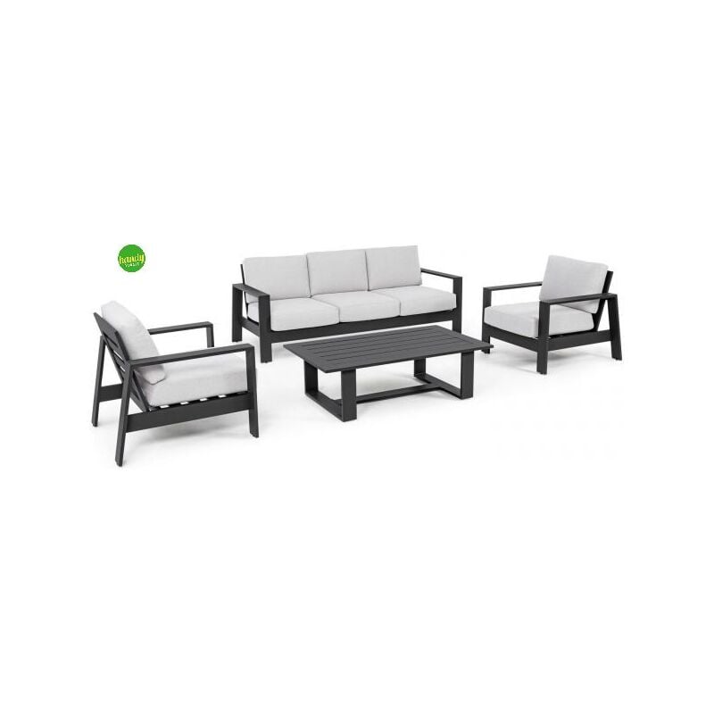 foto del prodotto bizzotto set salotto baltic antracite