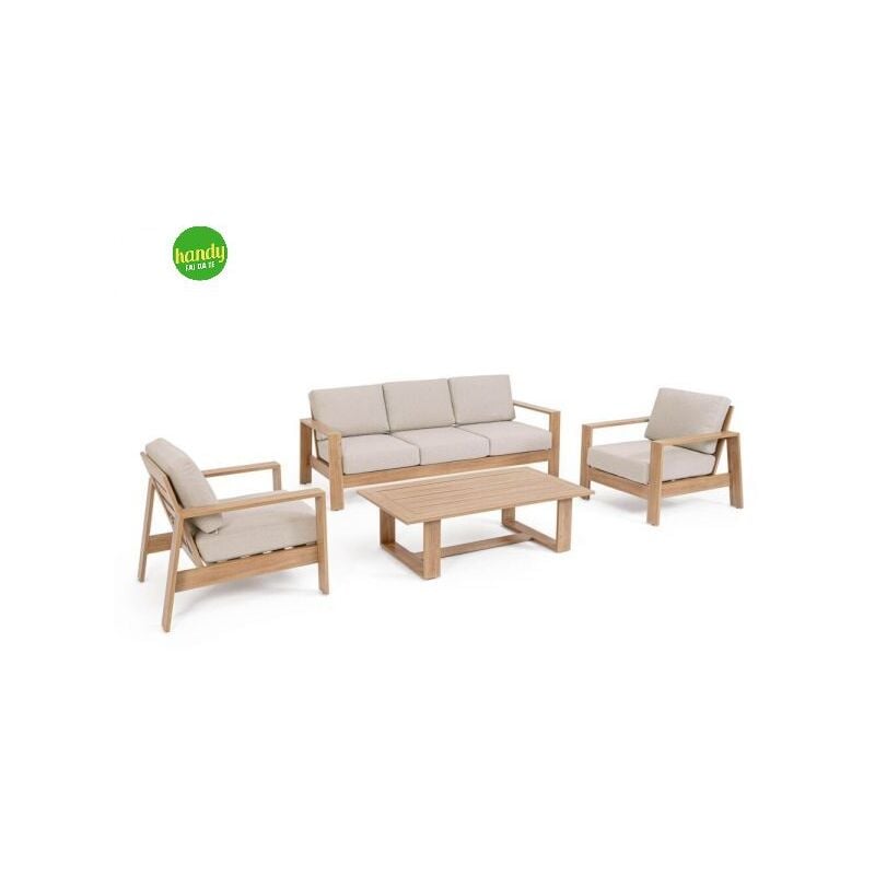 foto del prodotto bizzotto set salotto baltic naturale