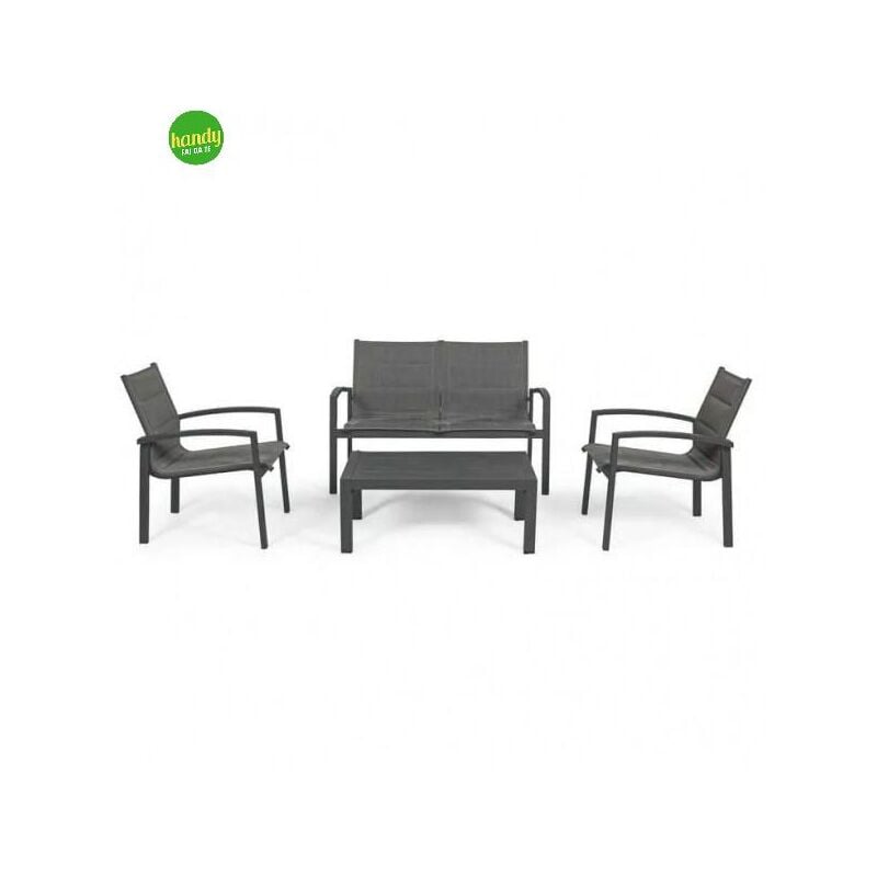 foto del prodotto bizzotto set salotto laiken antracite