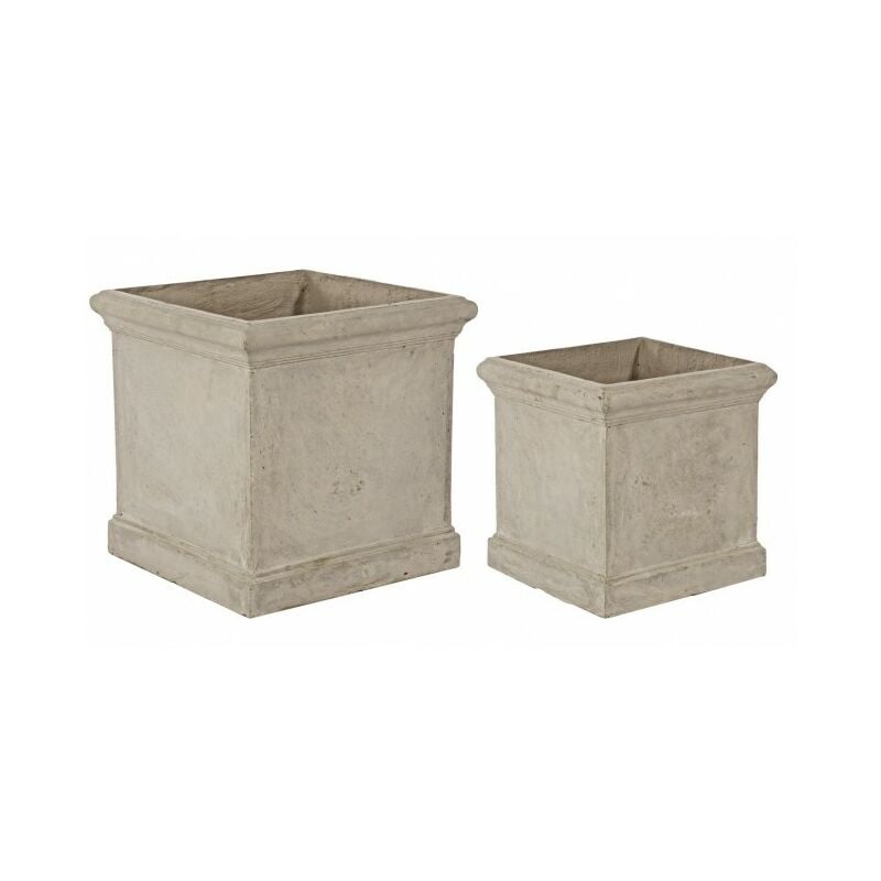 foto del prodotto bizzotto - set2 p.vaso cement qu sabbia