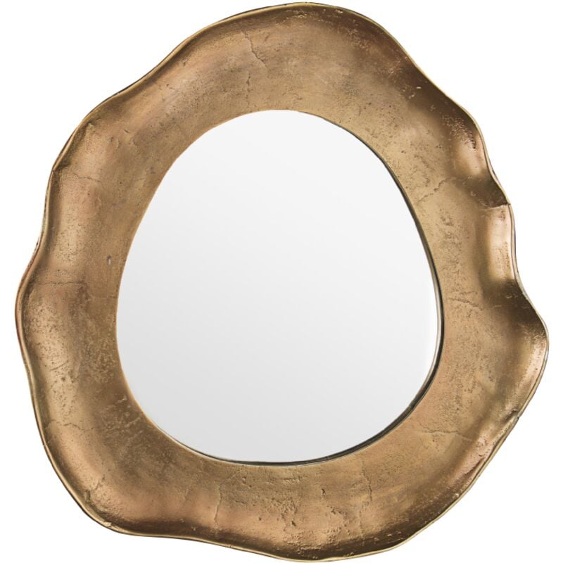 foto del prodotto bizzotto - specchio con cornice in alluminio 'asmita' -43 x 40 cm