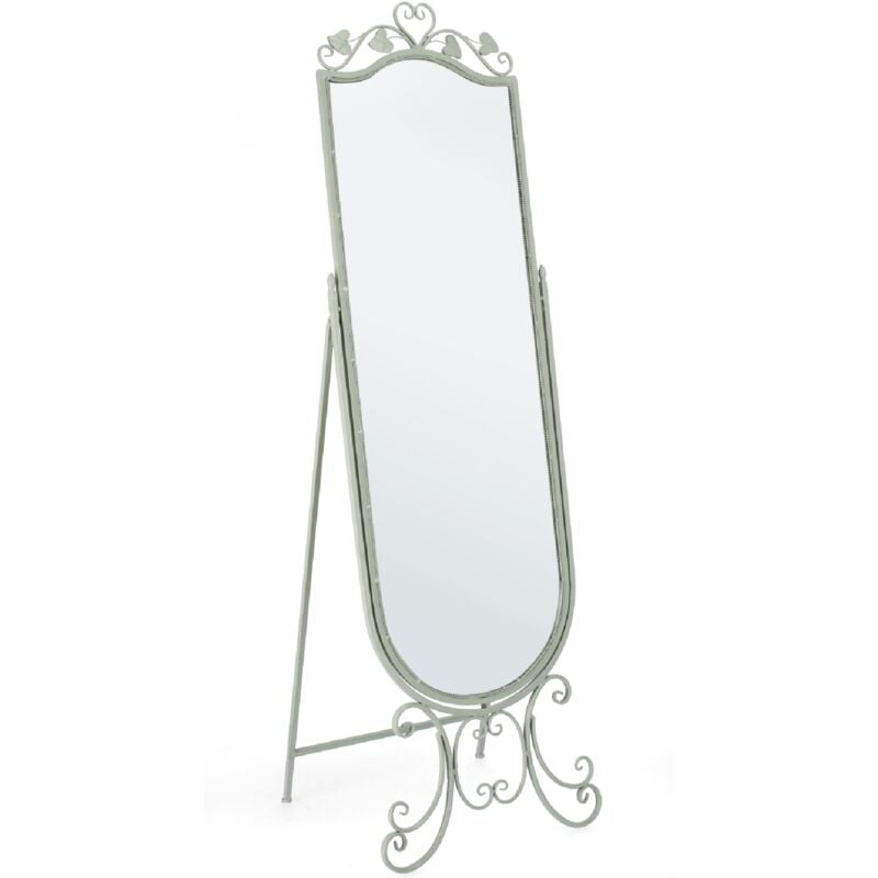 foto del prodotto bizzotto specchio con cornice in paulonia harriet 51x50x165 h cm