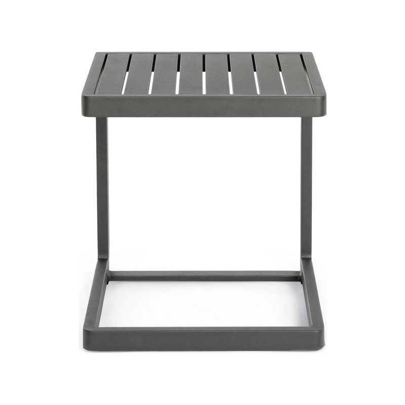 foto del prodotto bizzotto tavolino konnor antracite 40x40cm 662289
