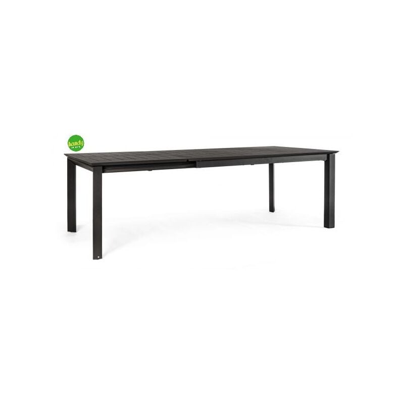 foto del prodotto bizzotto tavolo allungabile konnor antracite 160 240 x 100 x76 cm