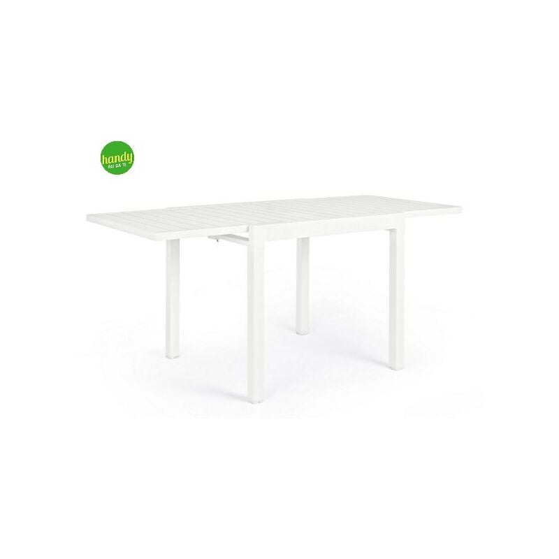 foto del prodotto bizzotto tavolo allungabile pelagius 83 166cm bianco