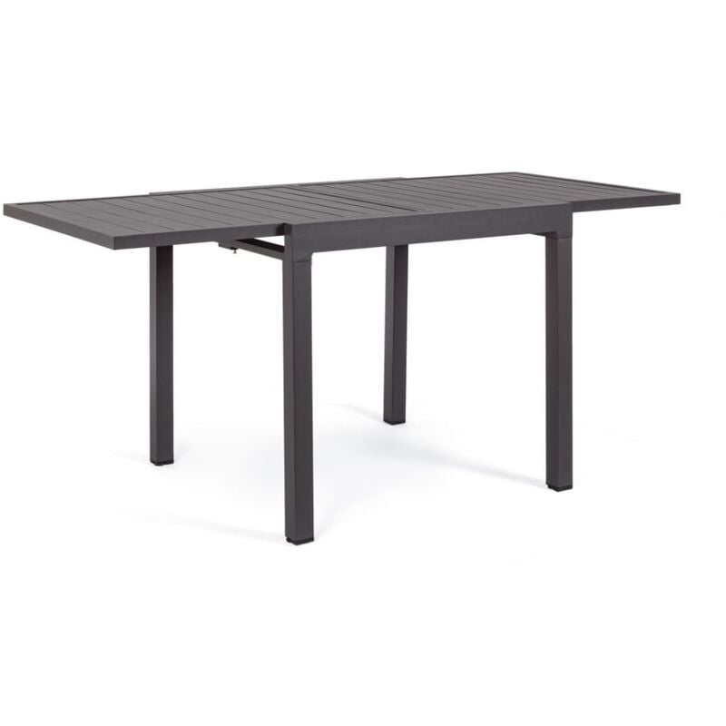 foto del prodotto bizzotto tavolo allungabile pelagius 83 166x80x75h antracite