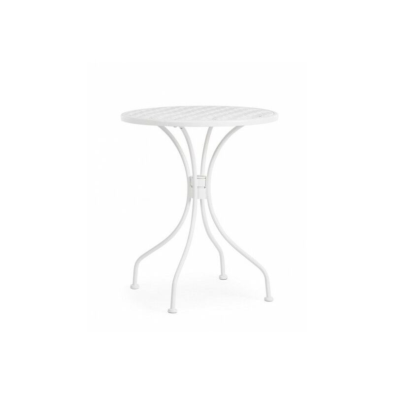 foto del prodotto bizzotto - tavolo da giardino lizette bianco d60 - 802969