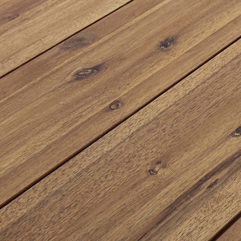 foto del prodotto bizzotto tavolo helsinki antracite naturale 130x130x75h