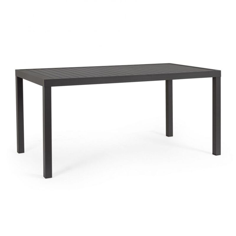 foto del prodotto bizzotto tavolo hilde 150x80x75h cm antracite da esterno