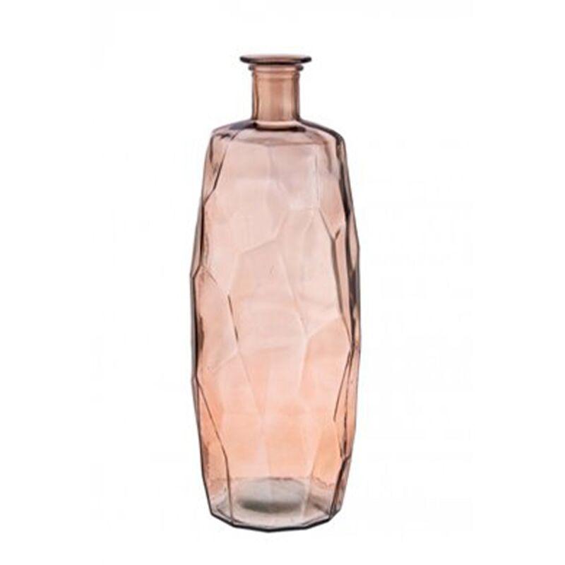 foto del prodotto bizzotto vaso lotso in vetro color tortora recipiente h 75 cm