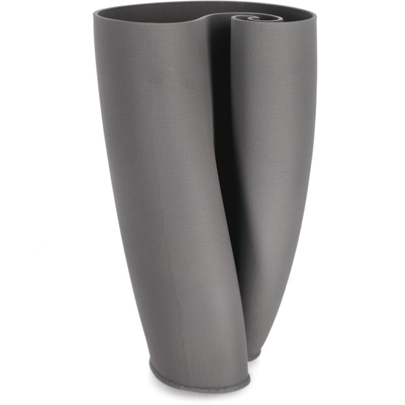 foto del prodotto bizzotto vaso maeli da interno in ceramica stampata 3d 13 x h 26.5 cm bianco