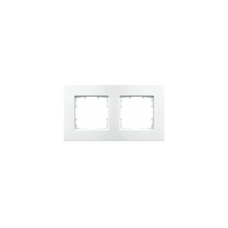 foto del prodotto bjc cornice 2 elementi 161x90mm in bianco polare siemens delta miro 5tg11120wh