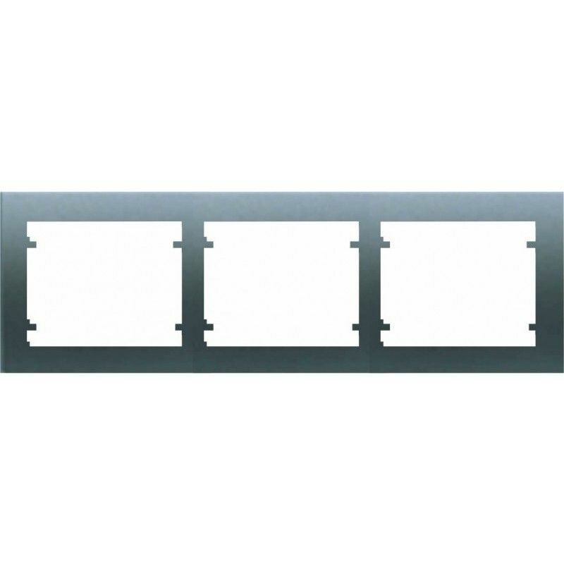 foto del prodotto bjc cornice orizzontale a 3 elementi acciaio neptune iris 18003 an