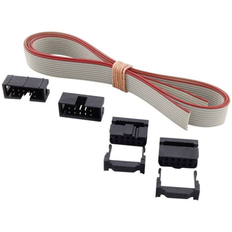 foto del prodotto bkl electronic 10122100 kit connettori a perforazione con antistrappo passo 2.54 mm totale poli 10 numero di righe 2