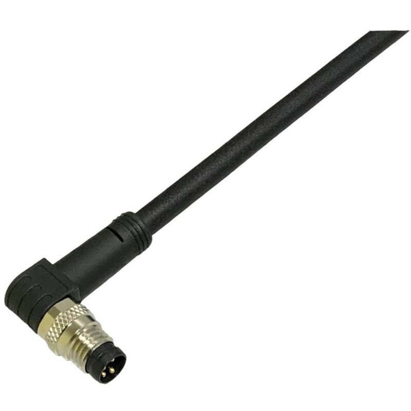 foto del prodotto bkl electronic 2700032 cavo di collegamento per sensore o attuatore m8 spina angolata 10 m numero di poli 4 1 pz.