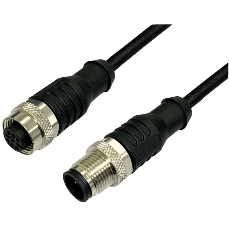 foto del prodotto bkl electronic 2702038 prolunga attuatore sensore m12 spina, dritta su boccola, dritta 2 m numero di poli 4 1 pz.