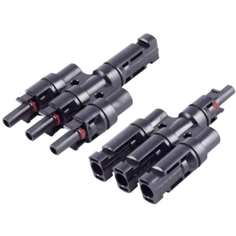 foto del prodotto bkl electronic - adattatore a t fotovoltaico 2800015 3 1 nero contenuto 2 pz.