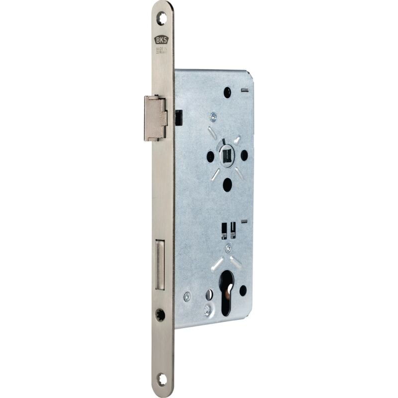 foto del prodotto bks serratura da infilare per porta di casa 0024 pzw 22 55 92 10mm din r argento rd