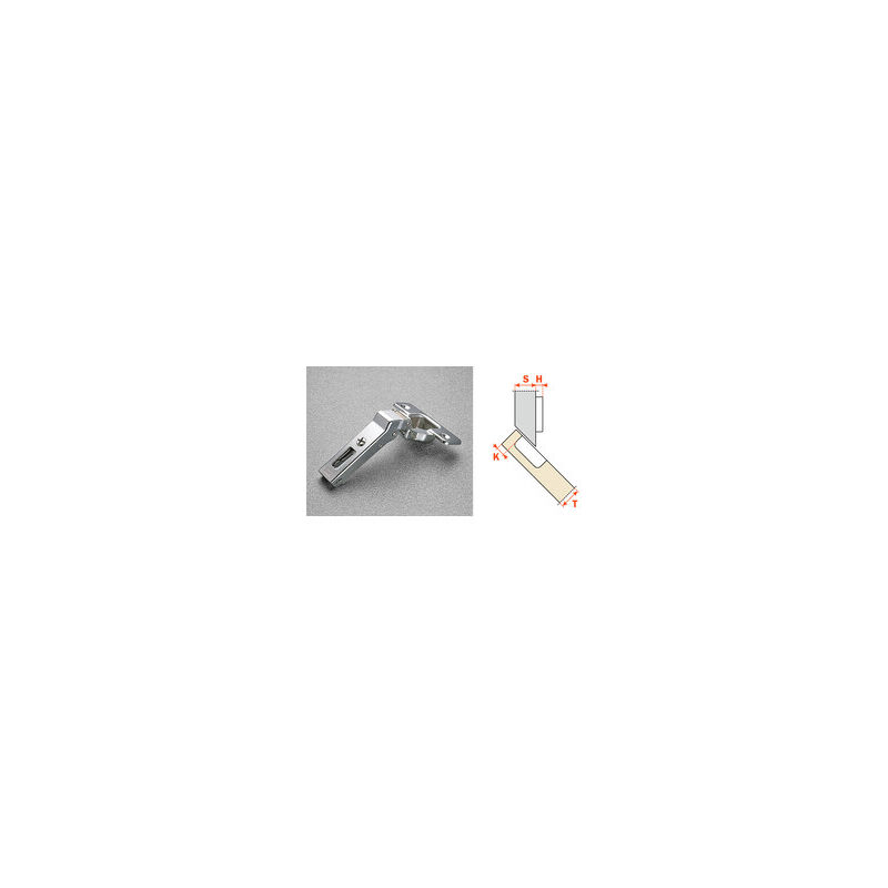 foto del prodotto bl cerniera salice c2abm99 collo 45 2 pz