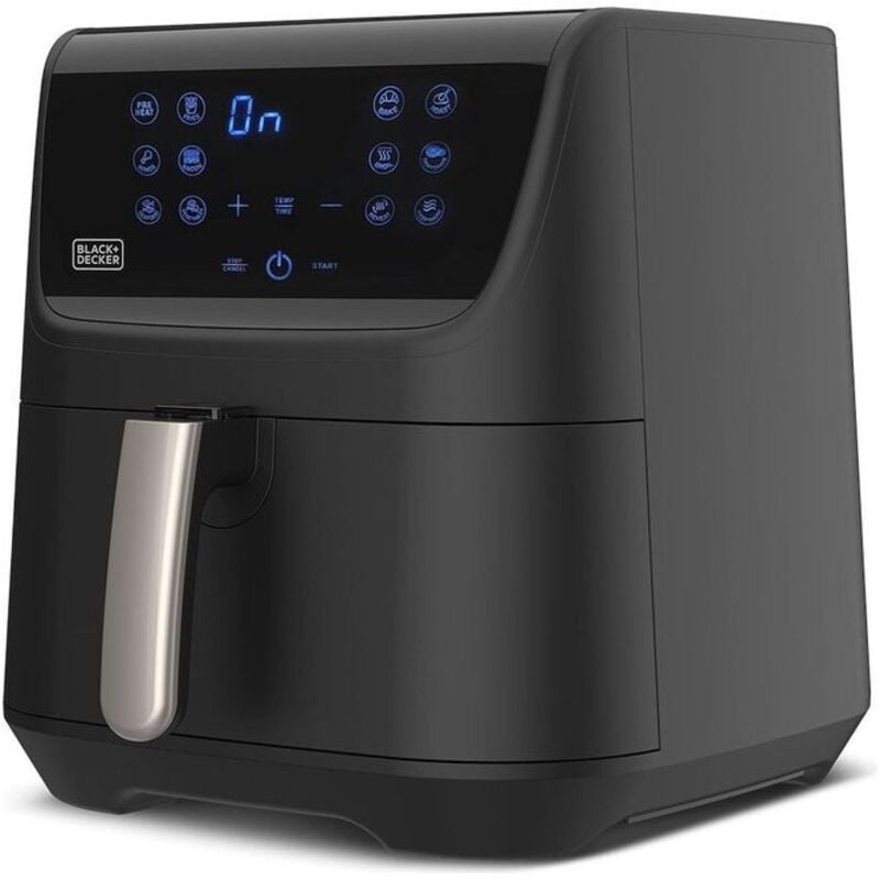 foto del prodotto black&amp;decker - friggitrice ad aria bxaf5500e potenza 1800 watt caopacità 5,5 litri colore nero