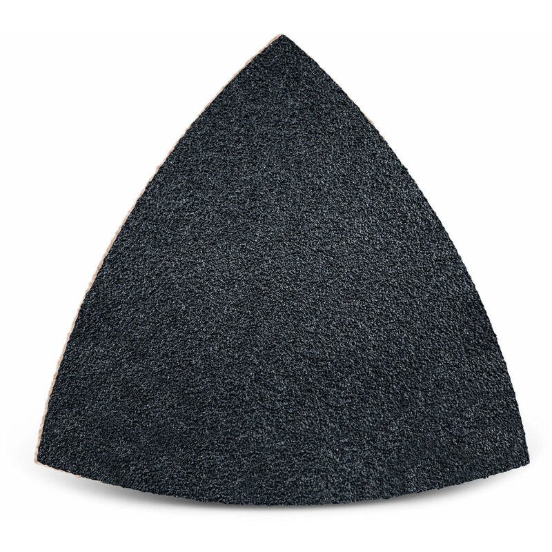 foto del prodotto black carte abrasive velcrate, 82 mm, p. levigatrici a delta, carburo di silicio 50 pz. g80 menzer