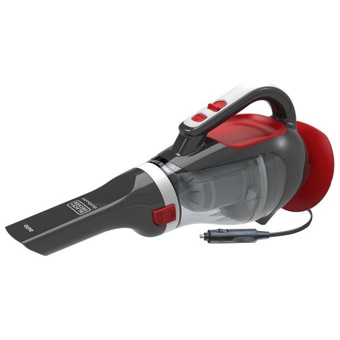 foto del prodotto black decker adv1200 dustbuster aspirabriciole per auto capacita' 0,6 l lunghezza cavo 5 metri grigio-rosso