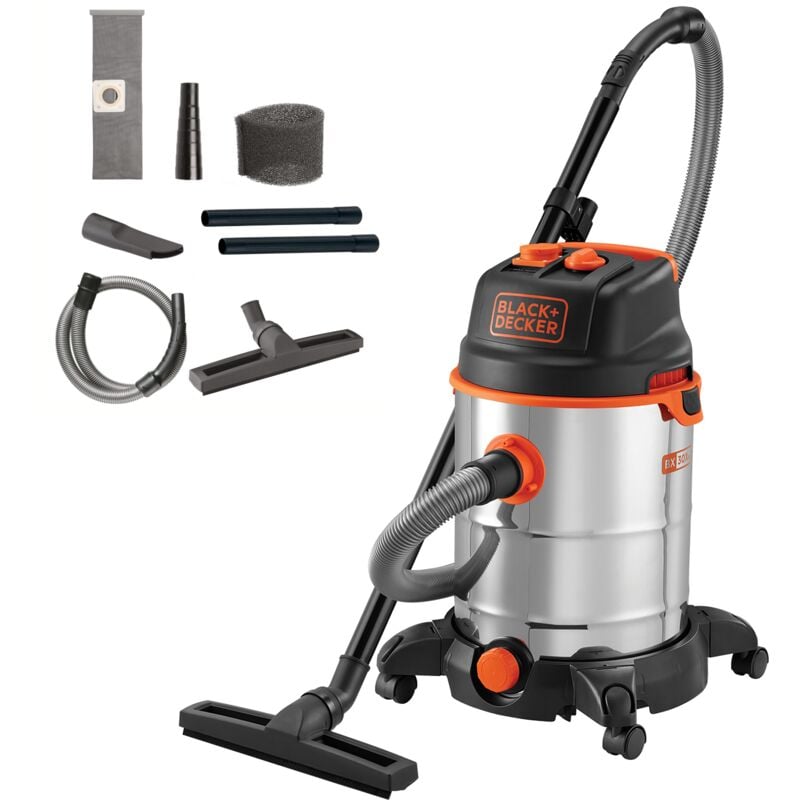 foto del prodotto black decker aspiratore solidi e liquidi black decker bxvc30xtde potenza assorbita 1600 w, capacit fusto 30 l 