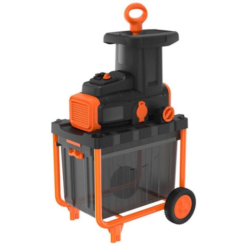 foto del prodotto black+decker attrezzature da giardino - biotrituratore elettrico 2800 w, volume 45 l begas5800-qs
