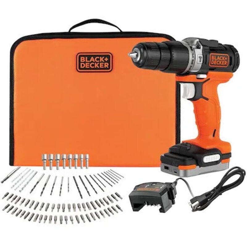 foto del prodotto black decker bdchd12s1 perceuse percussion bdchd12s1 12v 1,5ah 40nm