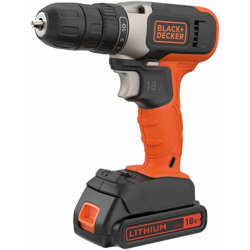 foto del prodotto black decker black decker accessori trapano a batteria 18v, 2x batteria 1,5 ah bcd001c2 qw