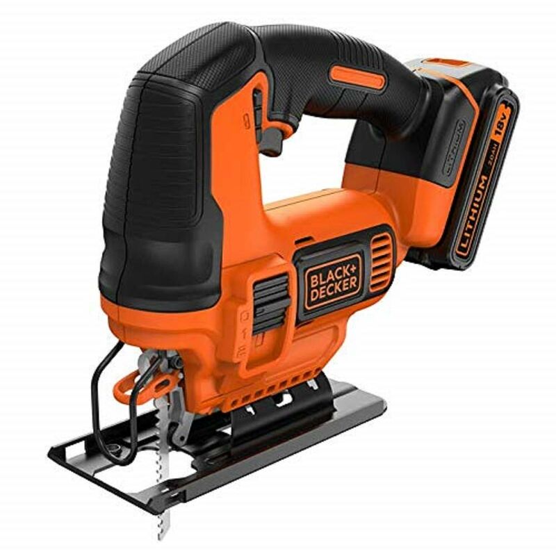 foto del prodotto black decker black decker bdcjs18e1 qw seghetto alternativo 18 v, 2.5 ah 1 batteria 1 lama per legno consegna in custodia