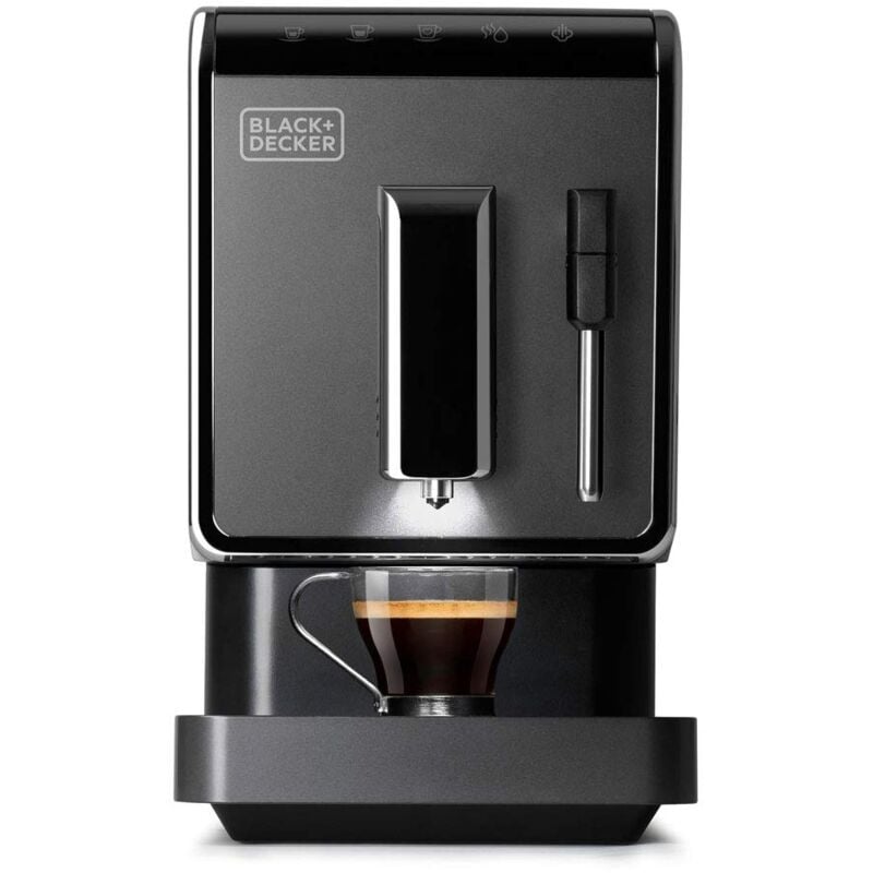 foto del prodotto black decker black decker bxco1470e macchina da caff superautomatica, 19 bar, 1470w, ultra sottile, riscaldamento ultra rapido con thermoblock,