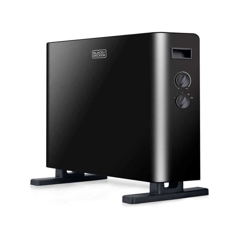 foto del prodotto black decker black decker bxcsh2000e termoconvettore da 2000w. design elegante con finiture nere. termostato integrato, 2 potenze con e senza