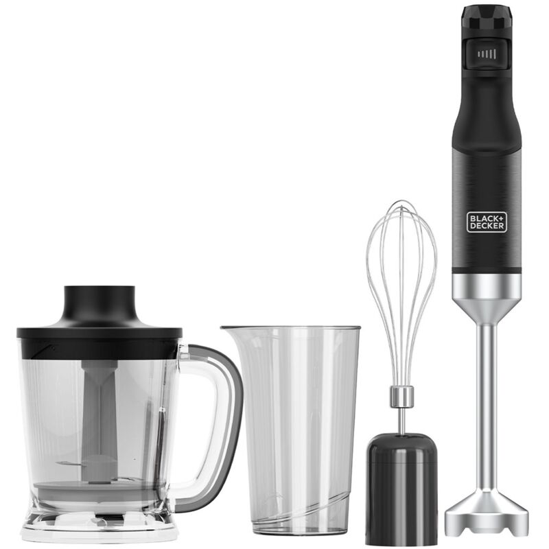 foto del prodotto black decker black decker bxhba1501e blender de frullatore ad immersione 1500 w nero, trasparente