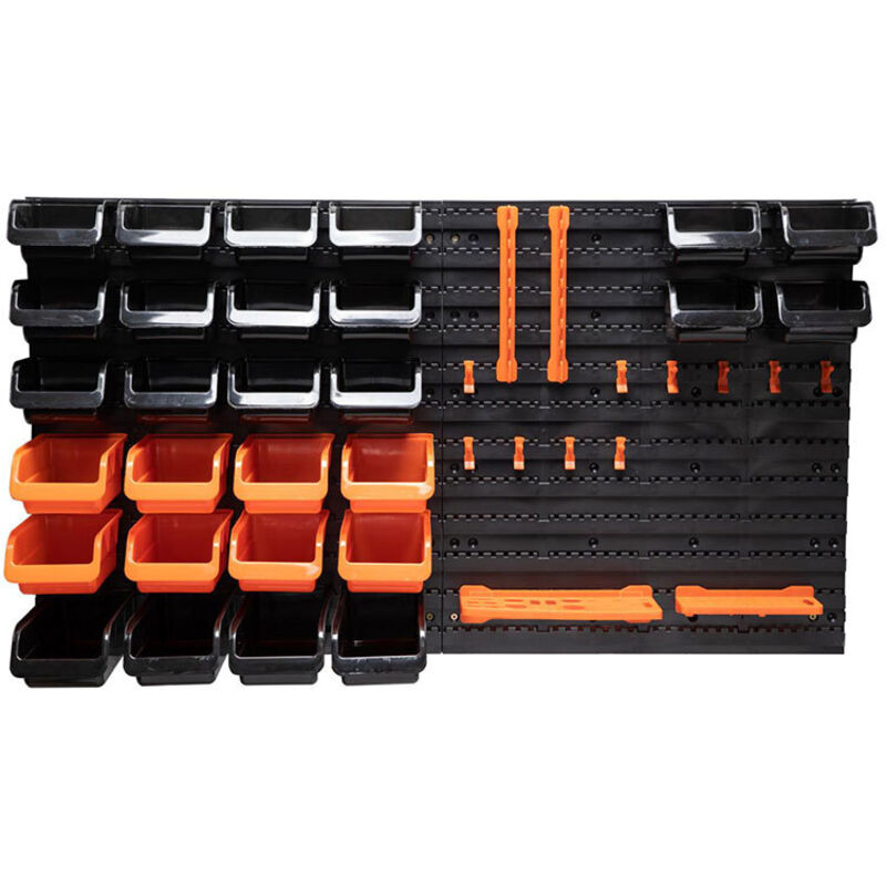 foto del prodotto black decker black decker lavagna per attrezzi da officina de attrezzi con scomparti e ganci, nero, regolare