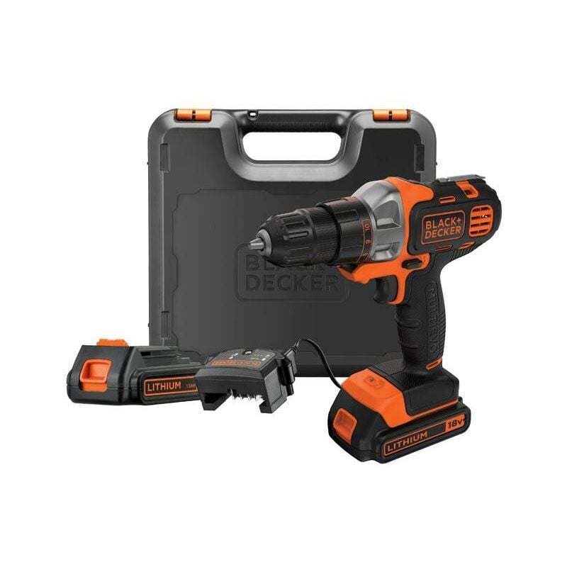 foto del prodotto black decker black decker mt218kb qw trapano e avvitatore multievo 18v con testa adattatrice multiutensile