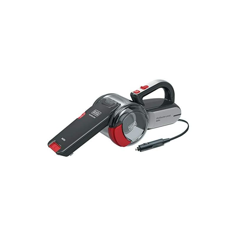 foto del prodotto black decker black decker pv1200av xj aspirapolvere per auto con testa orientabile 12v, 350ml, adattatore per accendisigari, colore