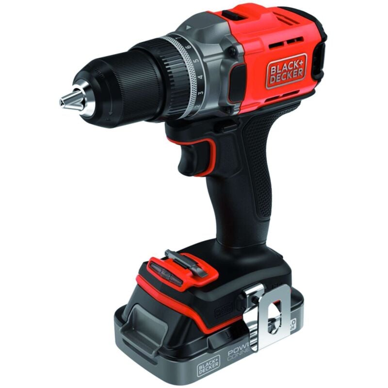 foto del prodotto black decker black decker trapano avvitatore a batteria bcd382d2xk qw 18 v 2 batterie 2,0 ah