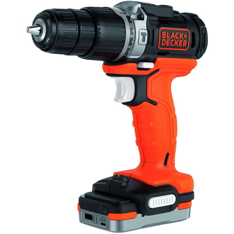 foto del prodotto black decker black decker trapano avvitatore a percussione bdchd12s1 qw 12v 1 batteria 1,5 ah