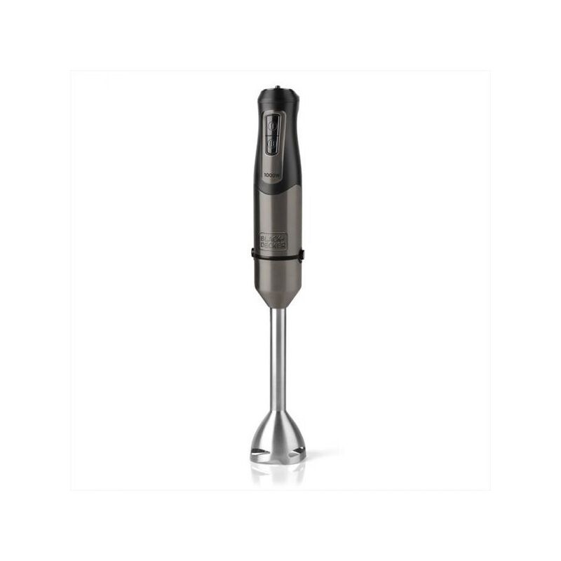 foto del prodotto black decker bxhb1200e frullatore a mano da 1200 w, 20 velocit e turbo, lame in acciaio inox a 4 tagli, antispruzzi, leggero ed ergonomico, senza