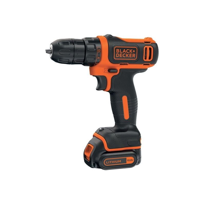 foto del prodotto black decker cacciavite 10,8v lith 2 batt 1,5ah custodia black decker bdcdd12k1b qw