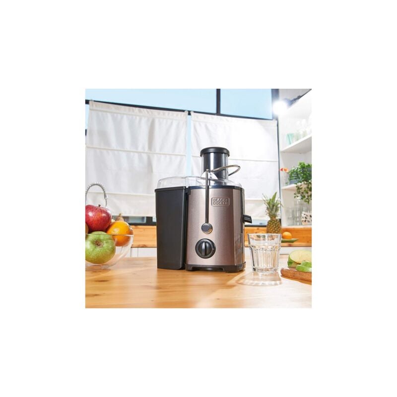 foto del prodotto black decker - centrifuga bxje600e acciaio inox 600 w estrattore di succo
