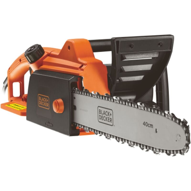 foto del prodotto black decker elettrosega cs1840 potenza 1800 w velocita catena 12,5 m s barra 40 cm freno catena motosega