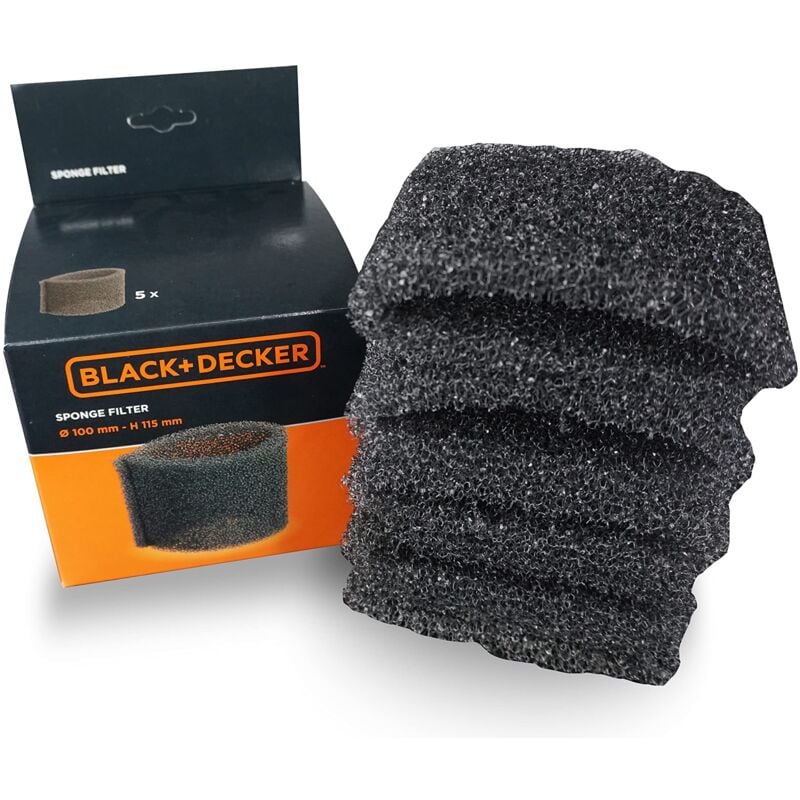 foto del prodotto black decker filtri in spugna per aspiratori solidi e liquidi