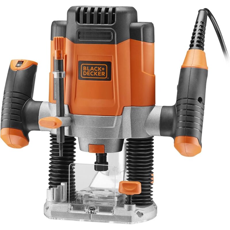 foto del prodotto black decker fresatrice a filo 1200w black decker con 13 accessori kw1200eka qs