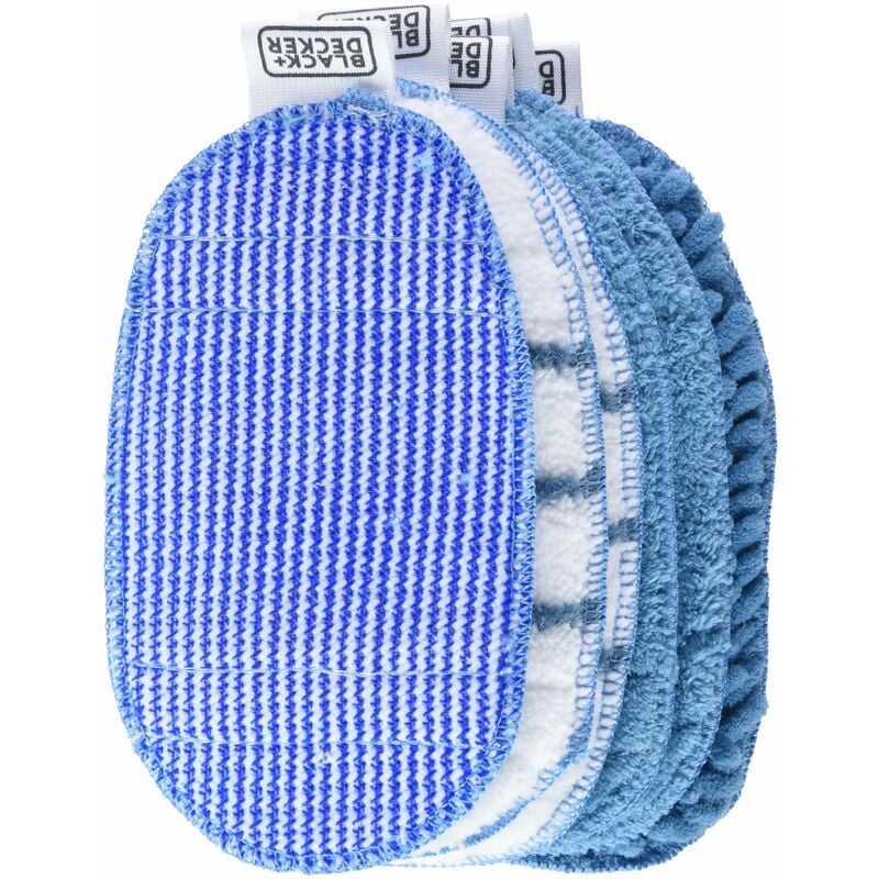 foto del prodotto black decker fshsmps xj confezione contenente 2 panni in microfibra, 2 panni per la pulizia del bagno, 1 panno ruvido, 1 panno da lucidatura