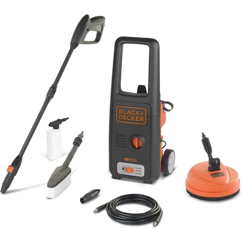 foto del prodotto black decker idropulitrice ad alta pressione black decker bxpw1500pe 1500 w, pressione 120 bar, portata 390 l h 