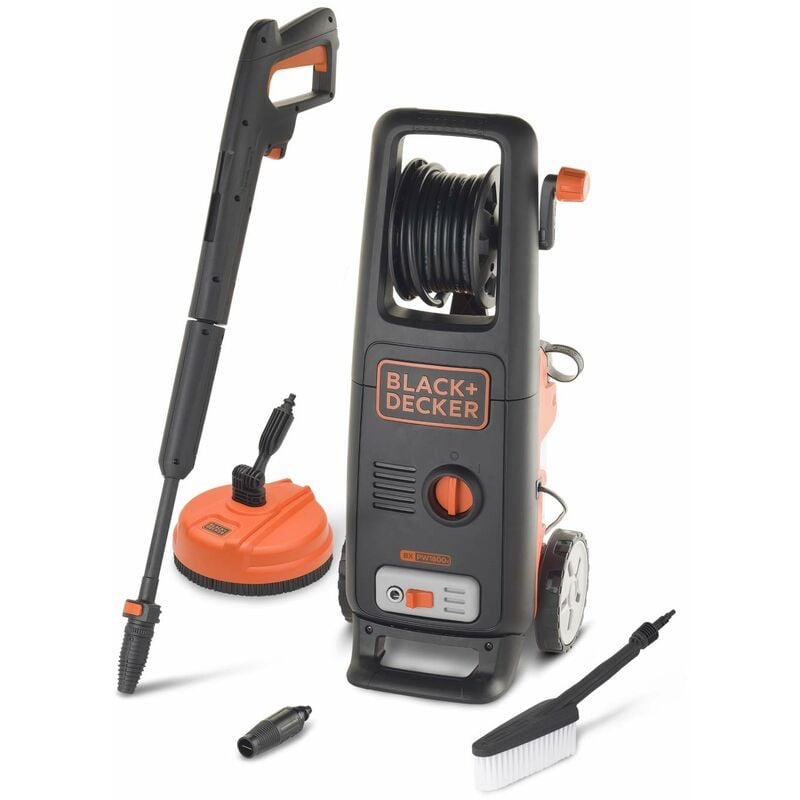 foto del prodotto black decker idropulitrice ad alta pressione bxpw1800xe con patio cleaner e spazzola fissa 1800 w, 135 bar, 440 l h 